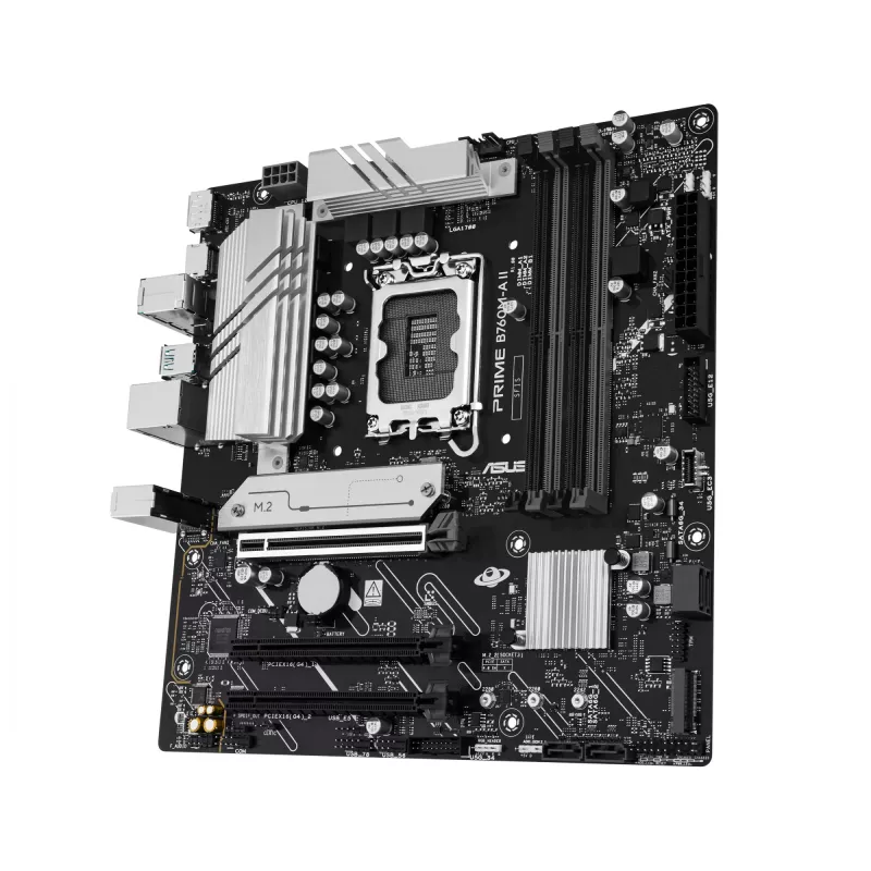 Motherboard ASUS PRIME B760M-A II-CSM — Intel B760, LGA1700, microATX, DDR5, up to 256GB, M.2/PCIe 4.0/SATA III, 2.5Gb Ethernet