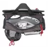 Handbag/shoulder trolley bag TROIKA BBG67/GY — Polyester, Black/Grey, 200×50×175 mm, Zipper