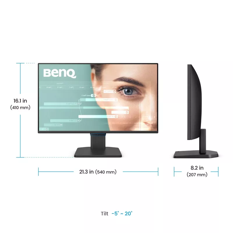 Computer monitor BenQ GW2490C 23.8 inch (60.5 cm) Full HD 1920×1080 5 ms 178° VESA Black with speakers