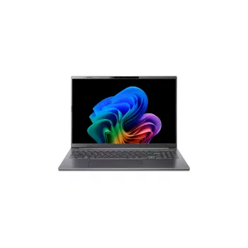 Laptop Acer Aspire 16 AI A16-61M-R473 — 16 inch WUXGA+ display, AMD Ryzen AI 5 330 3.4 GHz, 16 GB LPDDR5x, 512 GB SSD, Windows 11 Home, Grey