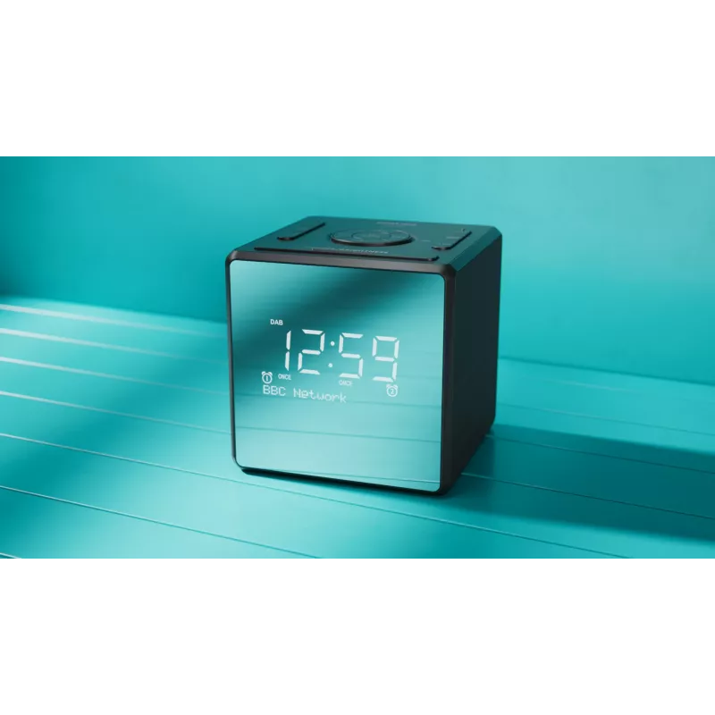 Digital alarm clock Philips TAR4600/10 Black LCD AC/Battery
