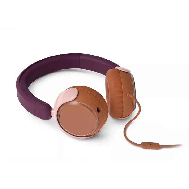 Philips 2000 series TAK2000MP/00 headphones/headset Wired Head-band Calls/Music USB Type-C Orange, Purple, Rose