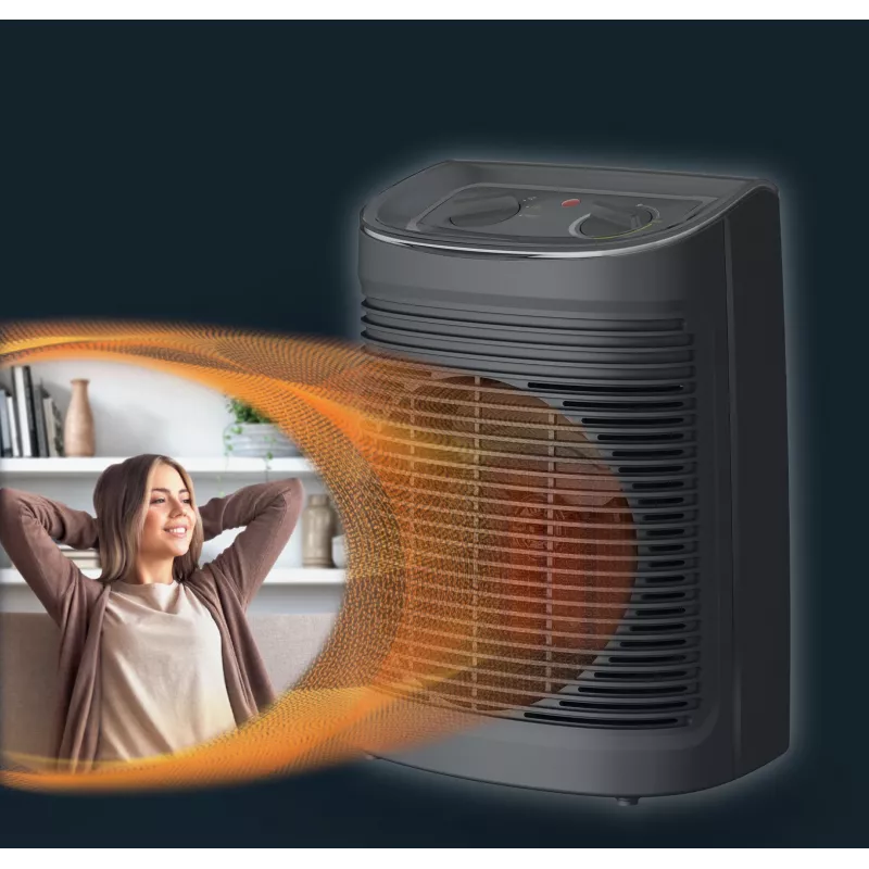 Rowenta Instant Comfort SO6511 Indoor Grey 2200 W Fan electric space heater
