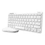 Keyboard and Mouse Set TRUST Lyra Mini Wireless QWERTZ (RF + Bluetooth) White, German layout