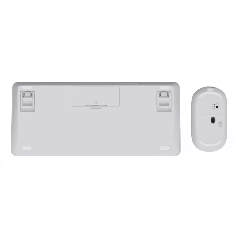 Keyboard and Mouse Set TRUST Lyra Mini Wireless QWERTZ (RF + Bluetooth) White, German layout