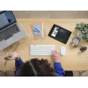 Keyboard and Mouse Set TRUST Lyra Mini Wireless QWERTZ (RF + Bluetooth) White, German layout