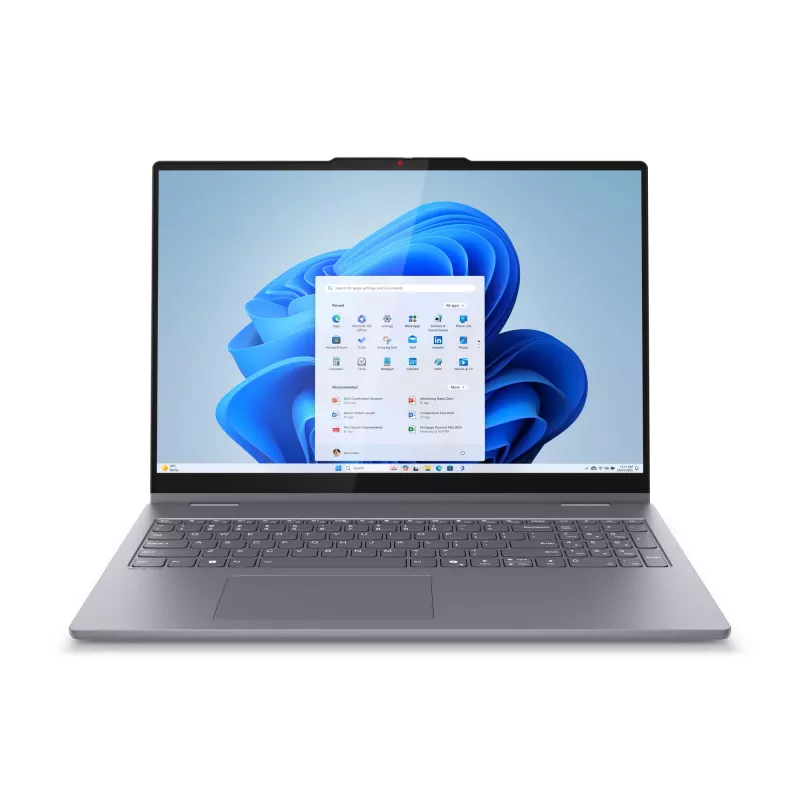 Lenovo IdeaPad 5 2-in-1 16IAL10 Intel Core Ultra 5 225U Hybrid (2-in-1) 40.6 cm (16 inch) Touchscreen WUXGA 16 GB LPDDR5x-SDRAM 1 TB SSD Wi-Fi 7 (802.11be) Windows 11 Home German Grey