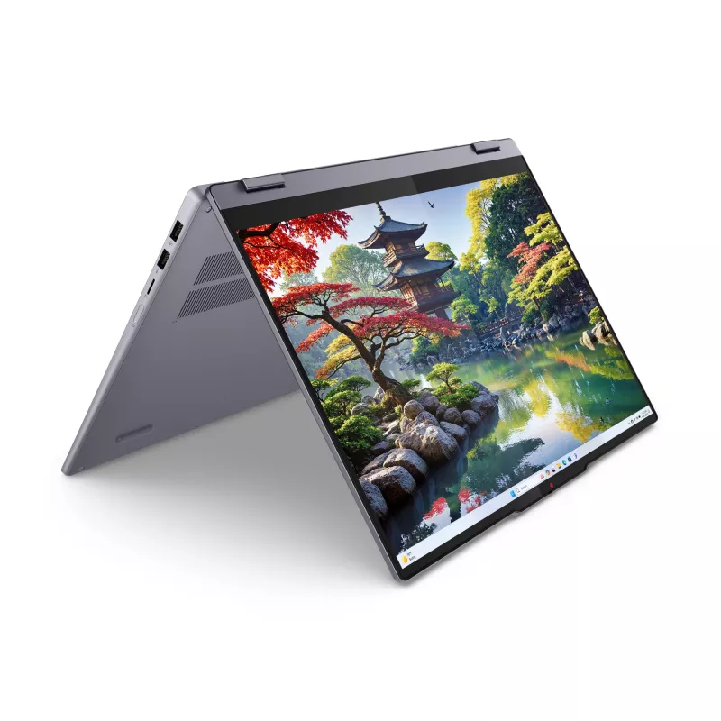 Lenovo IdeaPad 5 2-in-1 16IAL10 Intel Core Ultra 5 225U Hybrid (2-in-1) 40.6 cm (16 inch) Touchscreen WUXGA 16 GB LPDDR5x-SDRAM 1 TB SSD Wi-Fi 7 (802.11be) Windows 11 Home German Grey