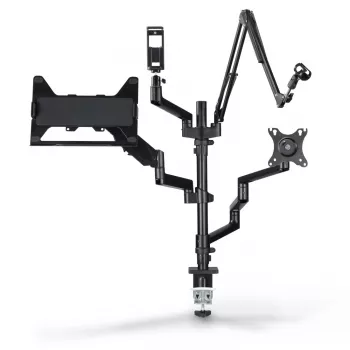 Hama 00004663 monitor mount / stand 81.3 cm (32 inch) Desk Black