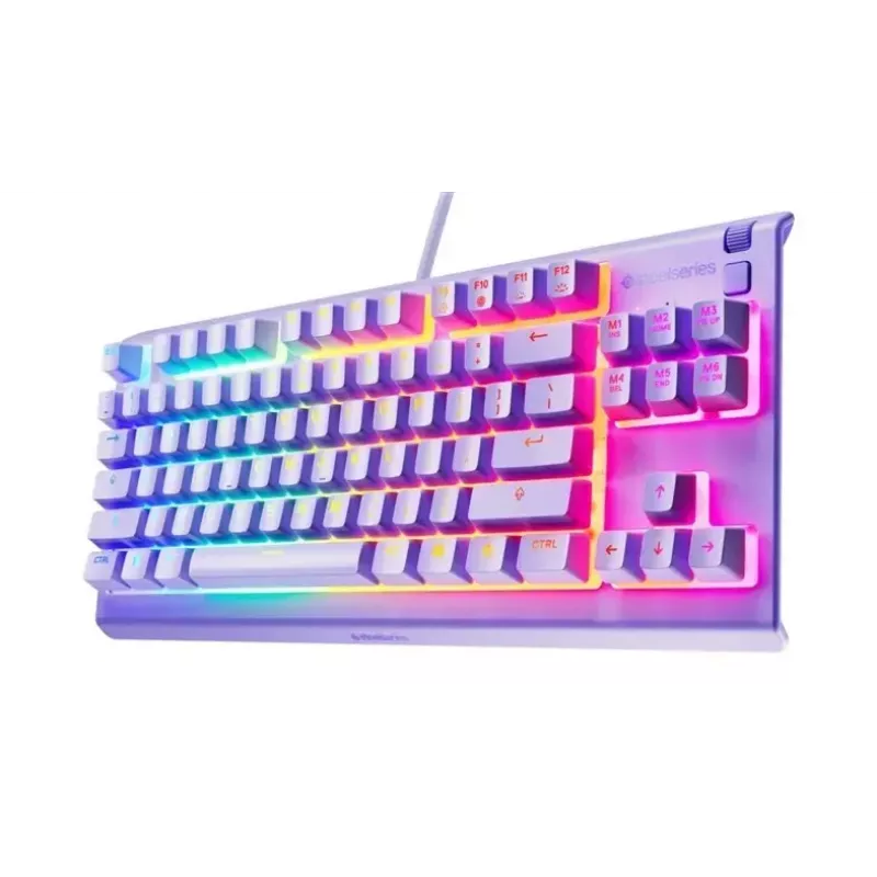 Mechanical-style TKL gaming keyboard STEELSERIES Apex 3 TKL US RGB Backlit, tenkeyless, US layout