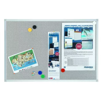 Magnetic Board Franken PM3612 Metal 600 x 450 mm Silver