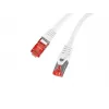 LANBERG Cat6 S/FTP (S-STP) networking cable, RJ‑45–RJ‑45, 2 m, white
