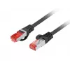 Networking cable Lanberg PCF6-10CU-0500-BK RJ-45 Cat6 5 m Black