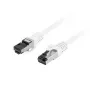 LANBERG networking cable Cat8.1 S/FTP (S-STP) RJ-45–RJ-45 White 0.25 m
