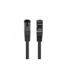 LANBERG networking cable Cat8.1 S/FTP (S-STP) RJ-45–RJ-45 Black 0.25 m