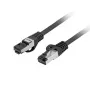 LANBERG networking cable Cat8.1 S/FTP (S-STP) RJ-45–RJ-45 Black 0.25 m