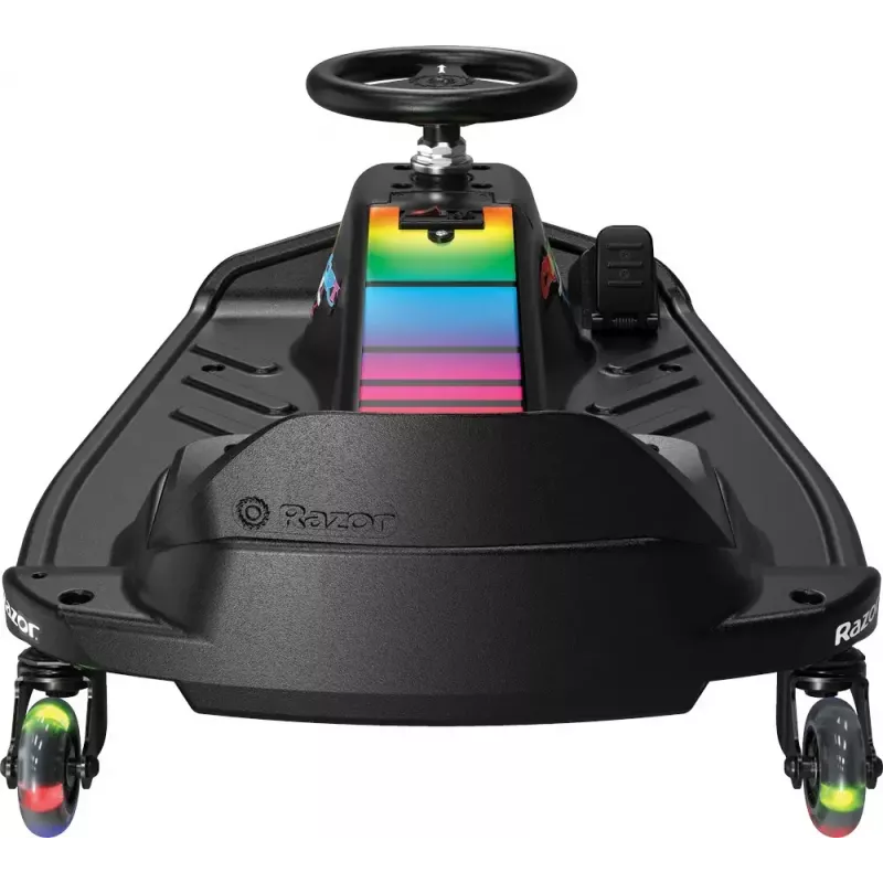 Electric drift kart Razor CRAZY CART Shift Lightshow — rechargeable lithium battery, LED lightshow, 13 km/h, 40 min