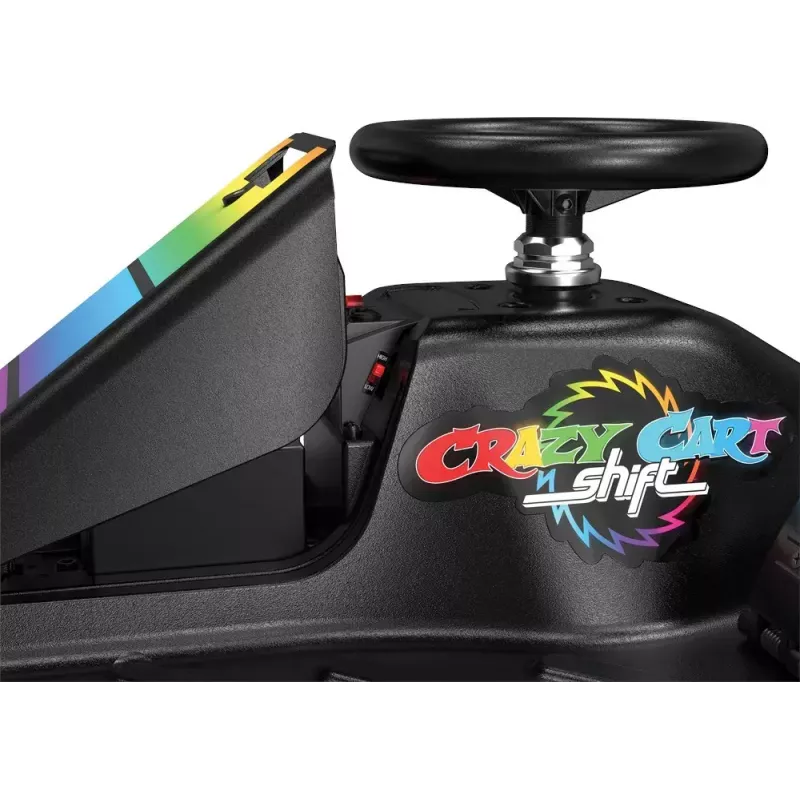 Electric drift kart Razor CRAZY CART Shift Lightshow — rechargeable lithium battery, LED lightshow, 13 km/h, 40 min