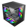 PC Case TACENS Mars Gaming MCV-ONE Midi Tower — Black, ATX/Micro-ATX/Mini-ITX, tempered glass, supports 120 mm fans