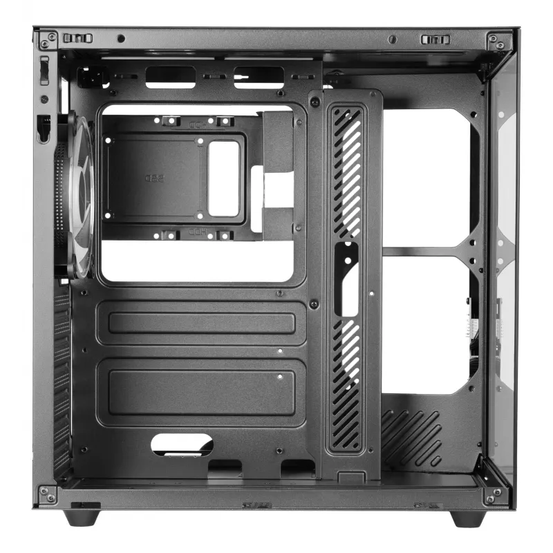 PC Case TACENS Mars Gaming MCV-ONE Midi Tower — Black, ATX/Micro-ATX/Mini-ITX, tempered glass, supports 120 mm fans