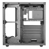 PC Case TACENS Mars Gaming MCV-ONE Midi Tower — Black, ATX/Micro-ATX/Mini-ITX, tempered glass, supports 120 mm fans
