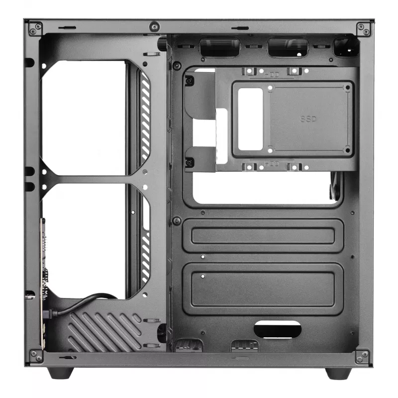PC Case TACENS Mars Gaming MCV-ONE Midi Tower — Black, ATX/Micro-ATX/Mini-ITX, tempered glass, supports 120 mm fans