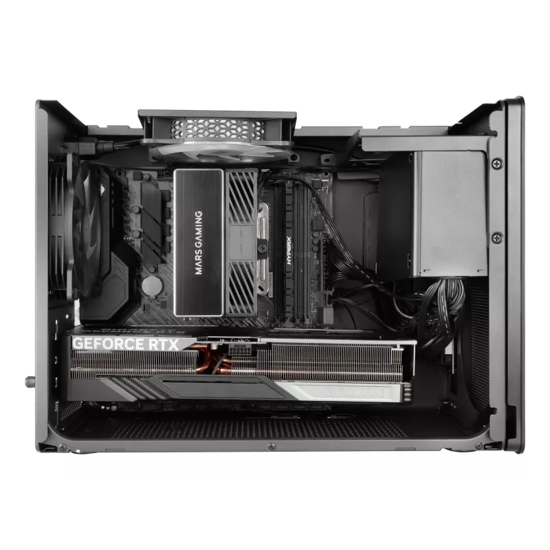 PC Mini Tower case TACENS Mars Gaming MC-XPRO — Mini-ITX/Micro-ATX, SFX PSU support, mesh, black, 120 mm fans