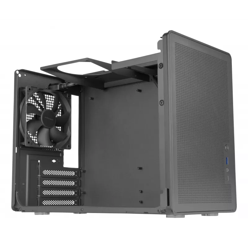PC Mini Tower case TACENS Mars Gaming MC-XPRO — Mini-ITX/Micro-ATX, SFX PSU support, mesh, black, 120 mm fans