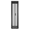 APC Easy Rack, 48U, Black, With Roof, Castors, Feet, 4 Brackets, and Side Panels, No Bottom, 2258H x 600W x 1000D mm