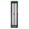 APC Easy Rack, 48U, Black, With Roof, Castors, Feet, 4 Brackets, and Side Panels, No Bottom, 2258H x 600W x 1000D mm