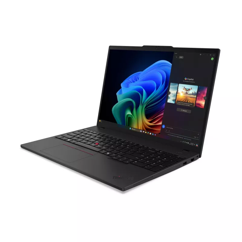 Laptop Lenovo ThinkPad T16 Gen 4 (AMD) — 16 inch WUXGA, AMD Ryzen AI 7 350 2GHz, 64GB DDR5, 1TB SSD, Windows 11 Pro, Black