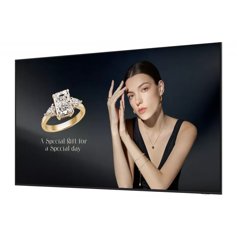 Samsung QH115F-X Digital signage flat panel 2.92 m (115 inch) LCD Wi-Fi 1000 cd/m² 4K Ultra HD Black Tizen 24/7