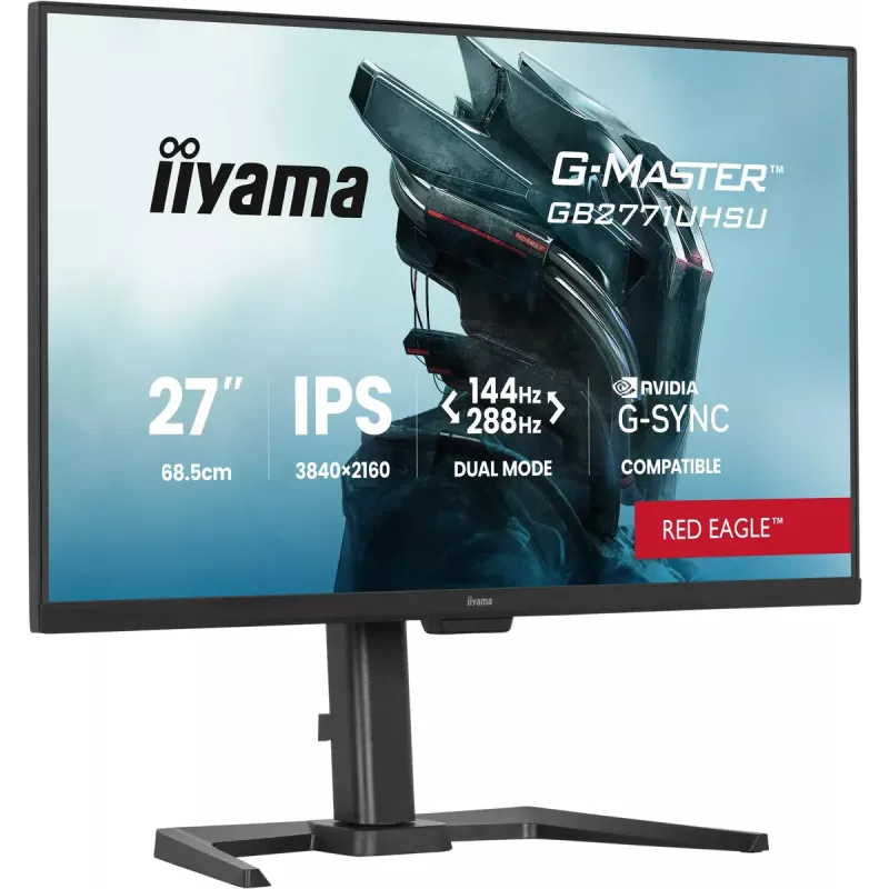 iiyama G-MASTER GB2771UHSU-B1 computer monitor 68.6 cm (27 inch) 3840 x 2160 pixels 4K Ultra HD LED Black