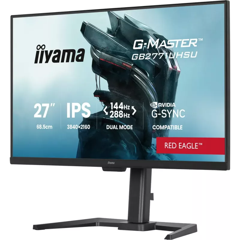 iiyama G-MASTER GB2771UHSU-B1 computer monitor 68.6 cm (27 inch) 3840 x 2160 pixels 4K Ultra HD LED Black