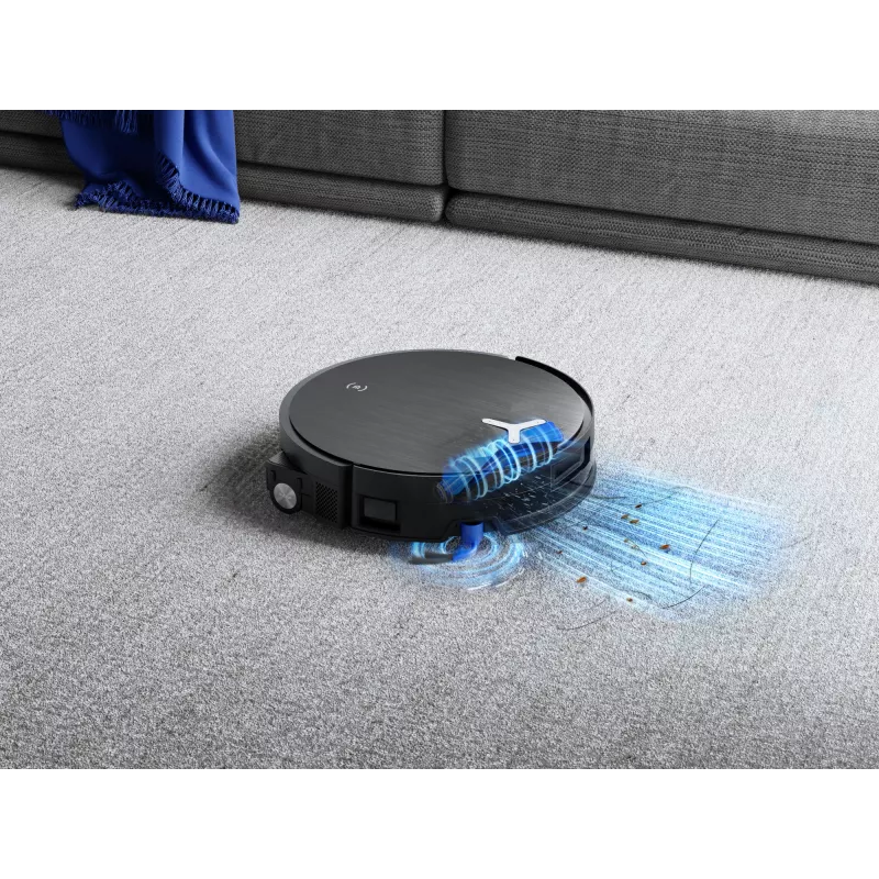 Robot vacuum cleaner Ecovacs Deebot X11 Pro Omni — black, Li‑Ion 6400 mAh, 206 min runtime, 0.22 L dust bin, base station 2.5 L