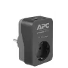 APC PME1WU2B-GR surge protector Black, Grey 1 AC outlet(s) 230 V