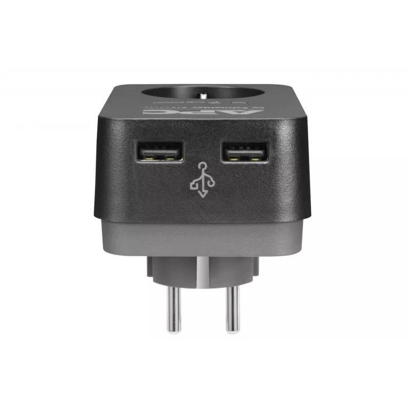APC PME1WU2B-GR surge protector Black, Grey 1 AC outlet(s) 230 V