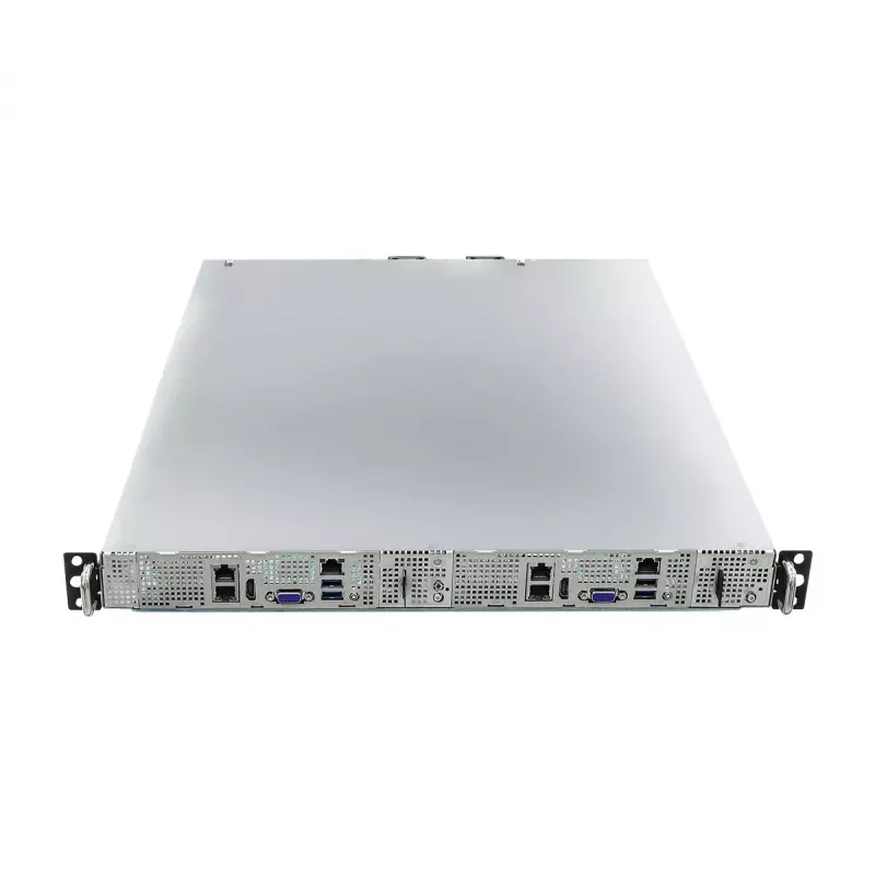 Server barebone ASRock 1U2N2G-AM5/2T — LGA 1718, DDR5 up to 48GB, 10Gb Ethernet, Aspeed AST2600, 1600W PSU
