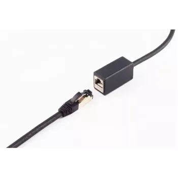 Networking Cable ShiverPeaks BS08-44025 1m Cat8.1 F/FTP Black