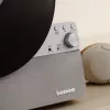 Belt-drive audio turntable Lenco LSA-071SI, fully automatic, grey, Bluetooth, 3.5 mm, 10 W