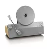 Belt-drive audio turntable Lenco LSA-071SI, fully automatic, grey, Bluetooth, 3.5 mm, 10 W