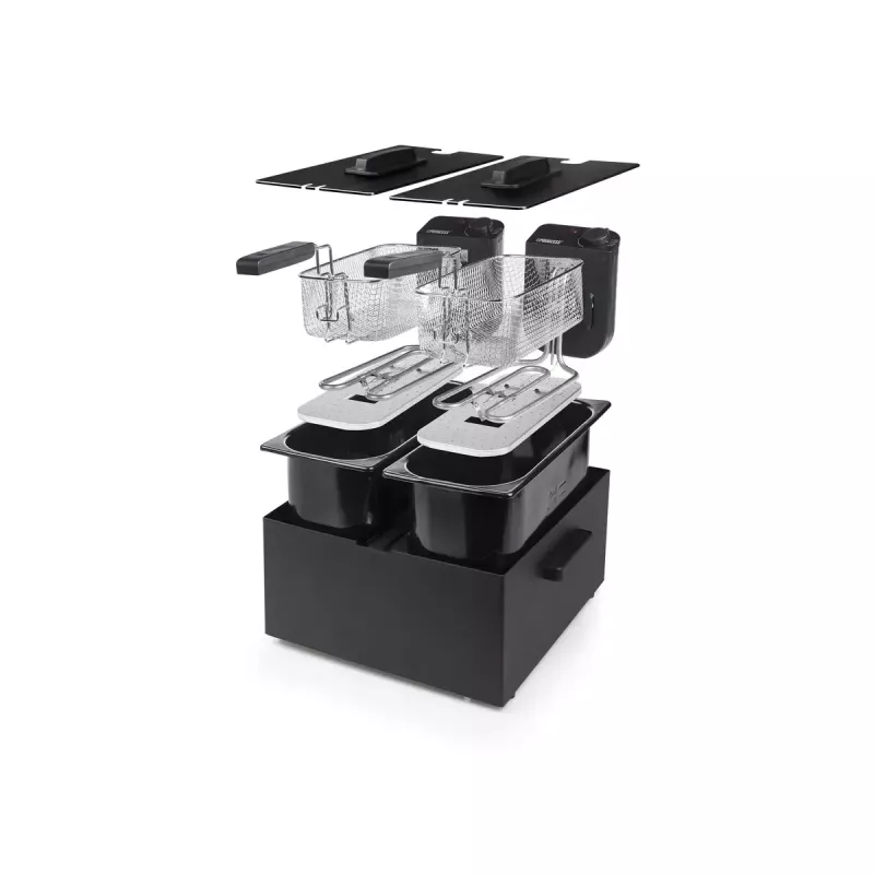 Deep fryer Princess 183028 Double Black Fryer 6 L 3600 W