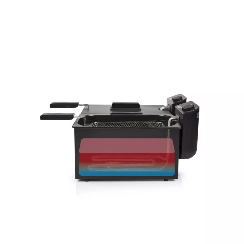 Deep fryer Princess 183028 Double Black Fryer 6 L 3600 W