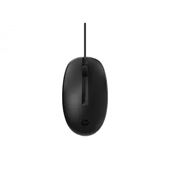 HP 128 LSR WRD Mouse (Bulk120), Ambidextrous, Laser, USB Type-A, Black