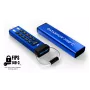 iStorage datAshur PRO+C 256GB | FIPS 140-3 Level 3 Certified | Secure USB Type-C drive | AES-XTS 256-bit Hardware Encryption | PIN protected | Type C-A adapter included