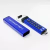iStorage datAshur PRO+C 256GB | FIPS 140-3 Level 3 Certified | Secure USB Type-C drive | AES-XTS 256-bit Hardware Encryption | PIN protected | Type C-A adapter included