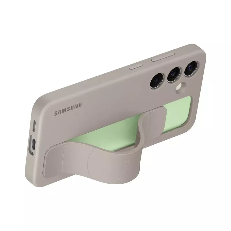 Samsung Standing Grip Case Taupe mobile phone case 15.8 cm (6.2 inch) Cover Grey