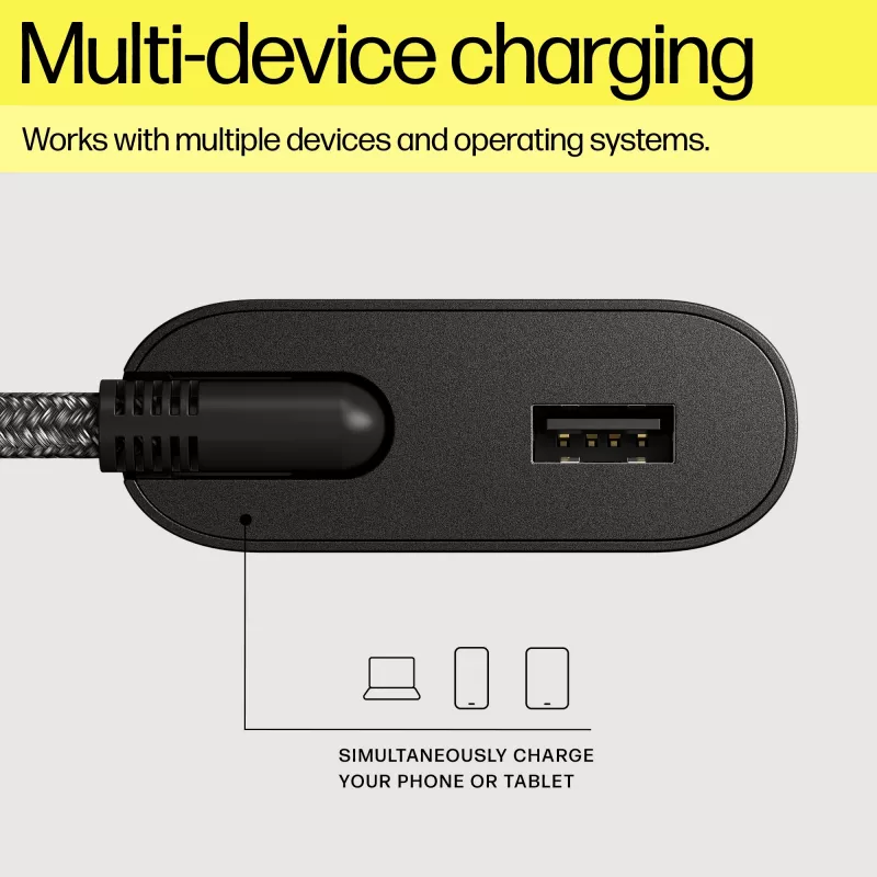 HP 110W USB-C Laptop Charger, Laptop, Indoor, 43 - 63 Hz, 110 W, 5V/9V/12V/15V/20V, 1.6 A