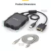 StarTech.com Laptop-to-Server KVM Console with Rugged Housing