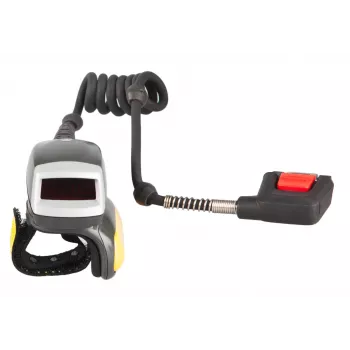 Zebra RS4000 Wearable bar code reader 1D Laser Grey, Silver